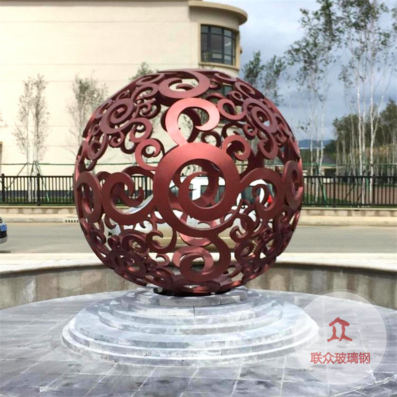 定制不銹鋼大型雕塑廣場(chǎng)紅色精神堡壘校園景觀戶外主題公園擺件