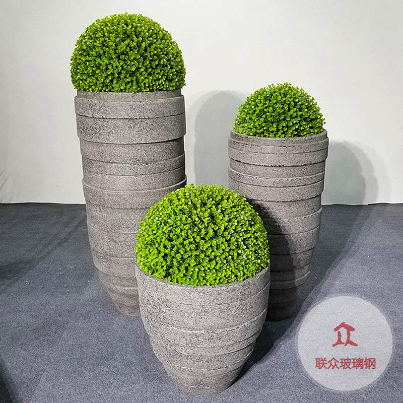 玻璃鋼花盆戶外長方形市政公路高架橋懸掛花盆玻璃鋼花箱生產(chǎn)廠家