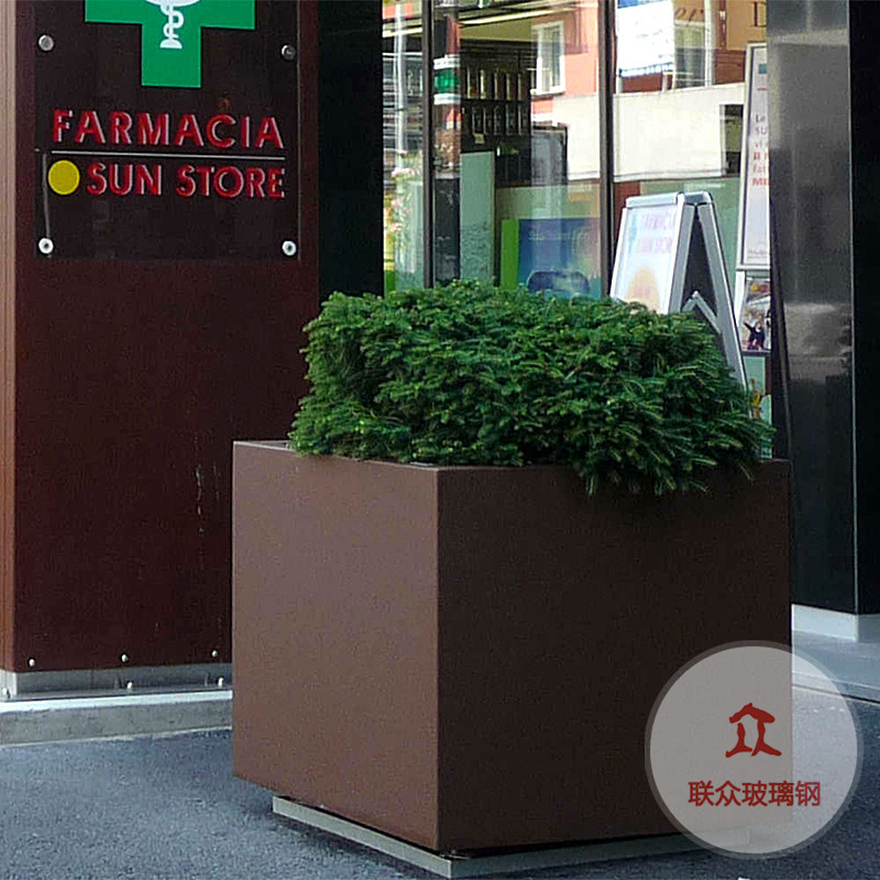 卡通兔子花盆缸戶外動物雕塑花園景觀小品陽臺庭院幼兒園裝飾擺件